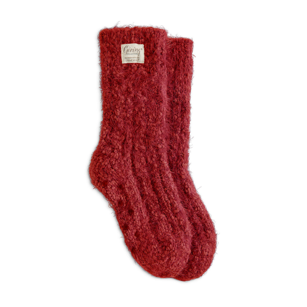 Demdaco - Giving Socks (Red)